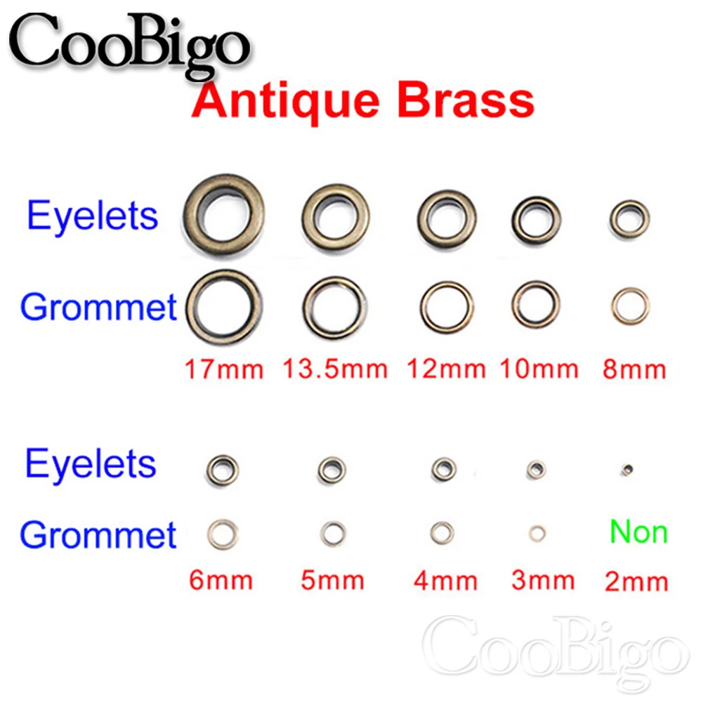 100sets Metal Eyelets Leather  - Leatherwork Eyelets 리뷰 및 가격