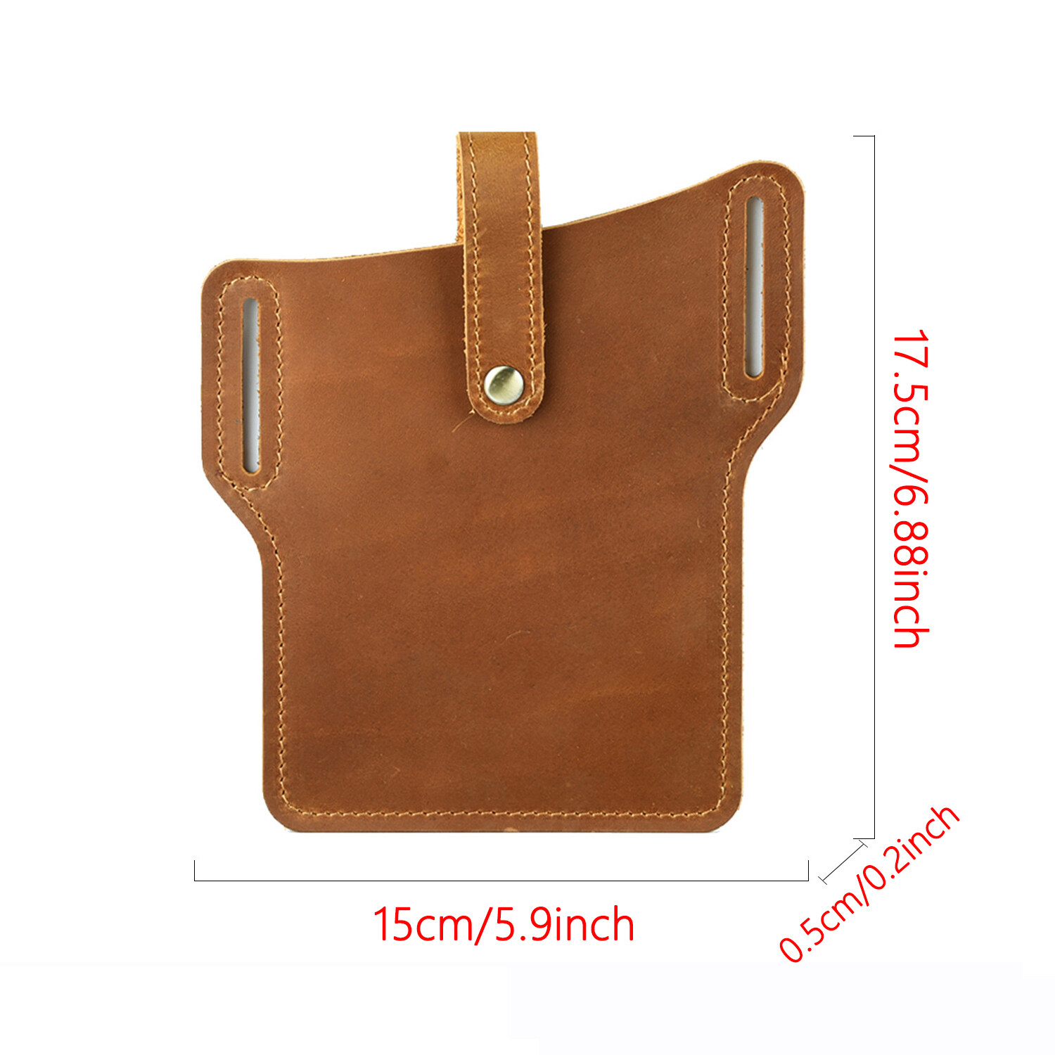 Bumbag Crazy Horse Leather Ret - Leatherwork Fasteners 리뷰 및 가격