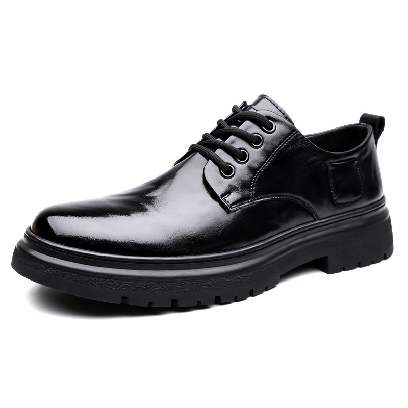 British Style Thick Bottom Fla - Leather Work Oxfords 리뷰 및 가격