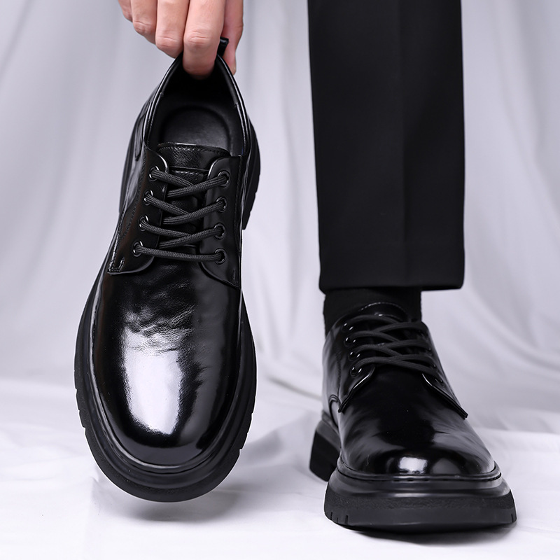 British Style Thick Bottom Fla - Leather Work Oxfords 리뷰 및 가격