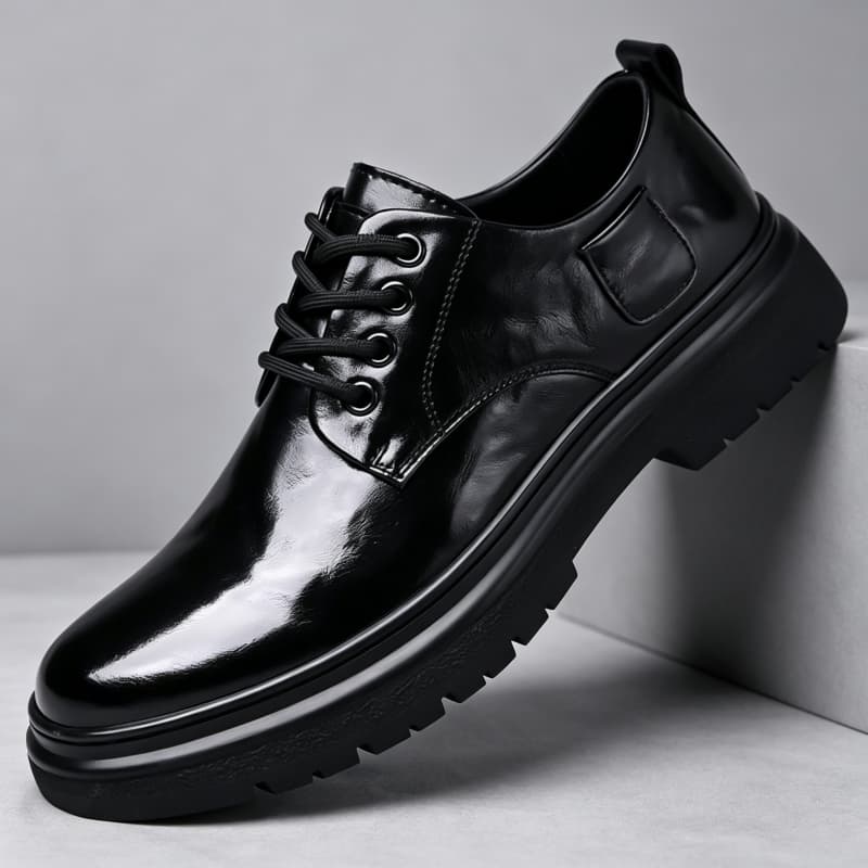 British Style Thick Bottom Fla - Leather Work Oxfords 리뷰 및 가격