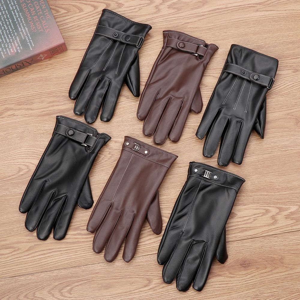 Men's Fleece Thermal Leather G - Leather Work Winter Gloves 리뷰 및 가격