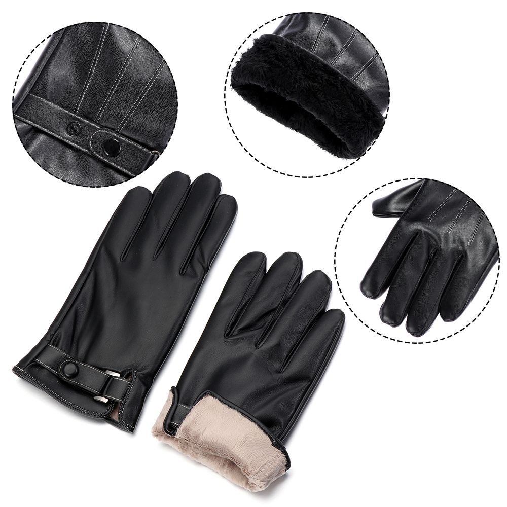 Men's Fleece Thermal Leather G - Leather Work Winter Gloves 리뷰 및 가격