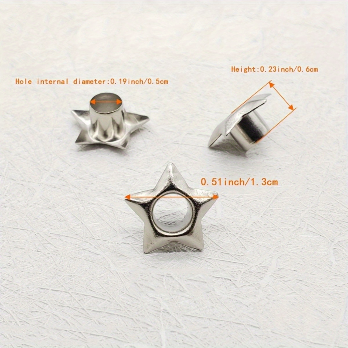 20PCS Star-shaped Eyelets 5mm  - Leatherwork Eyelets 리뷰 및 가격