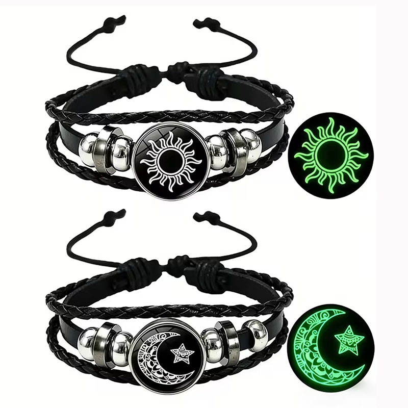 2Pcs Glow in the Dark Sun Moon - Snap Fastener Setter 리뷰 및 가격