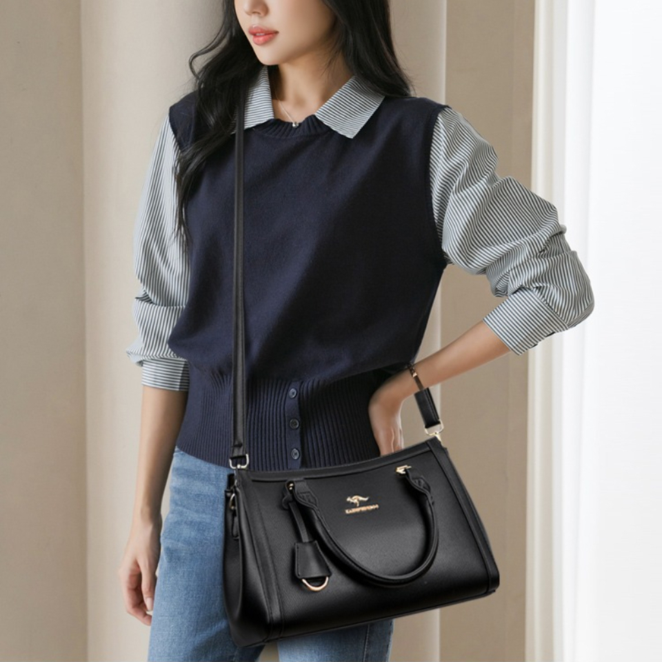 Kangaroo Brand Soft Pu Leather - Leather Work Handbags 리뷰 및 가격