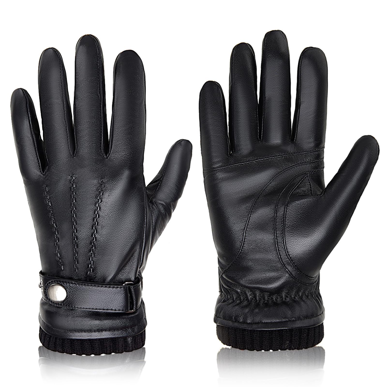 BISON DENIM Men's Sheepskin Gl - Leather Work Winter Gloves 리뷰 및 가격