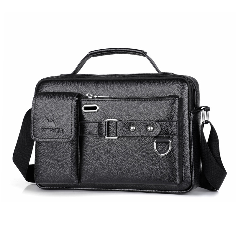 Brand Men Shoulder Bag Pu Leat - Leather Work Handbags 리뷰 및 가격