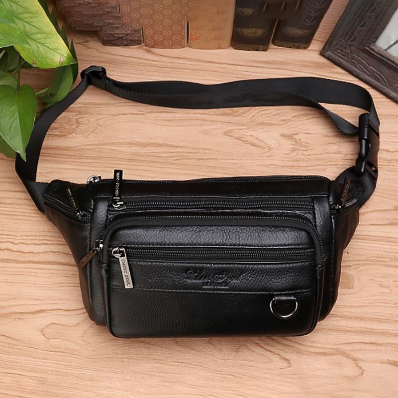Men Waist Fanny Bags Sling Che - Leatherwork Fasteners 리뷰 및 가격
