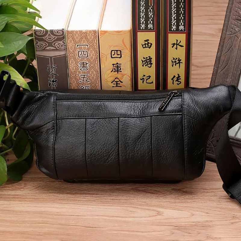 Men Waist Fanny Bags Sling Che - Leatherwork Fasteners 리뷰 및 가격