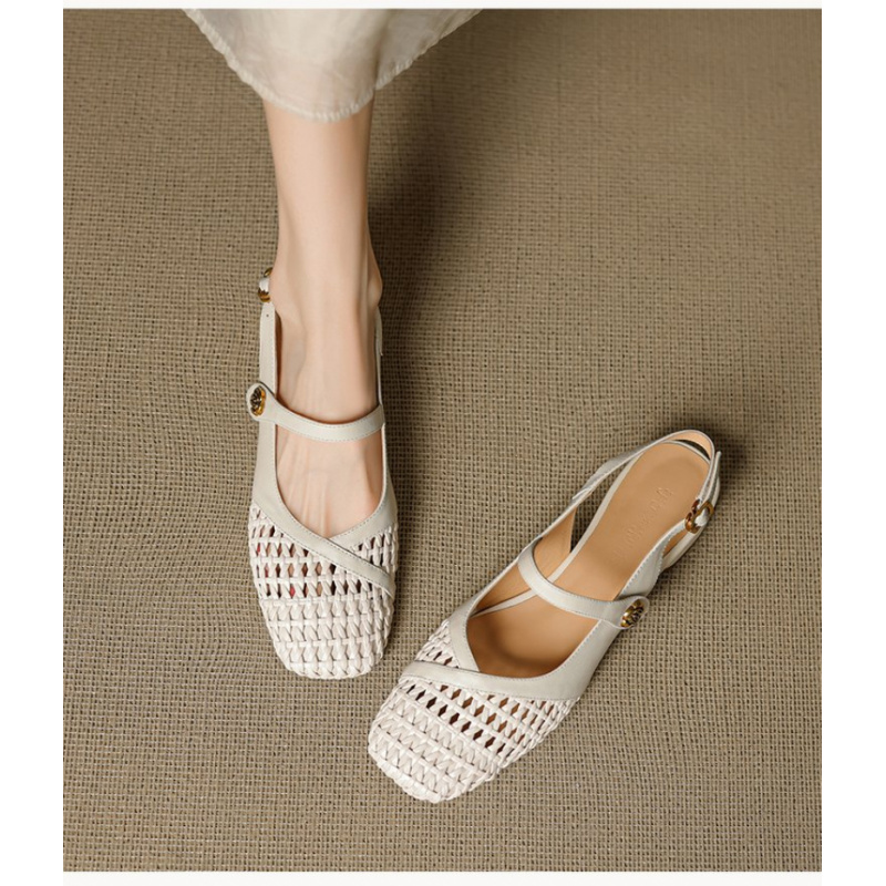 Women's Closed Toe Sandals Wov - Leatherwork Fasteners 리뷰 및 가격