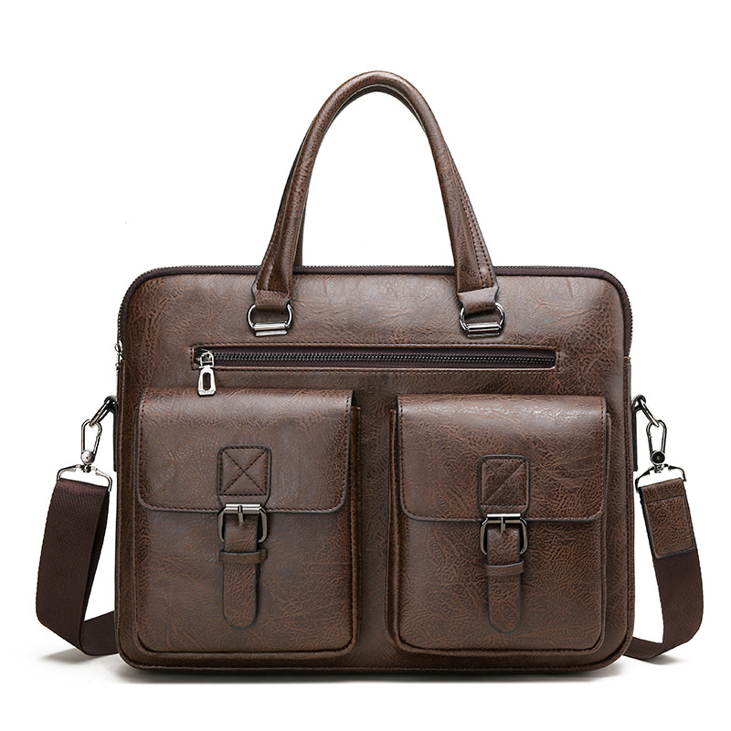 Luxury Brand Man Business Brie - Leather Work Handbags 리뷰 및 가격