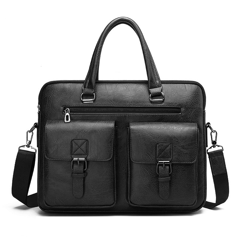 Luxury Brand Man Business Brie - Leather Work Handbags 리뷰 및 가격