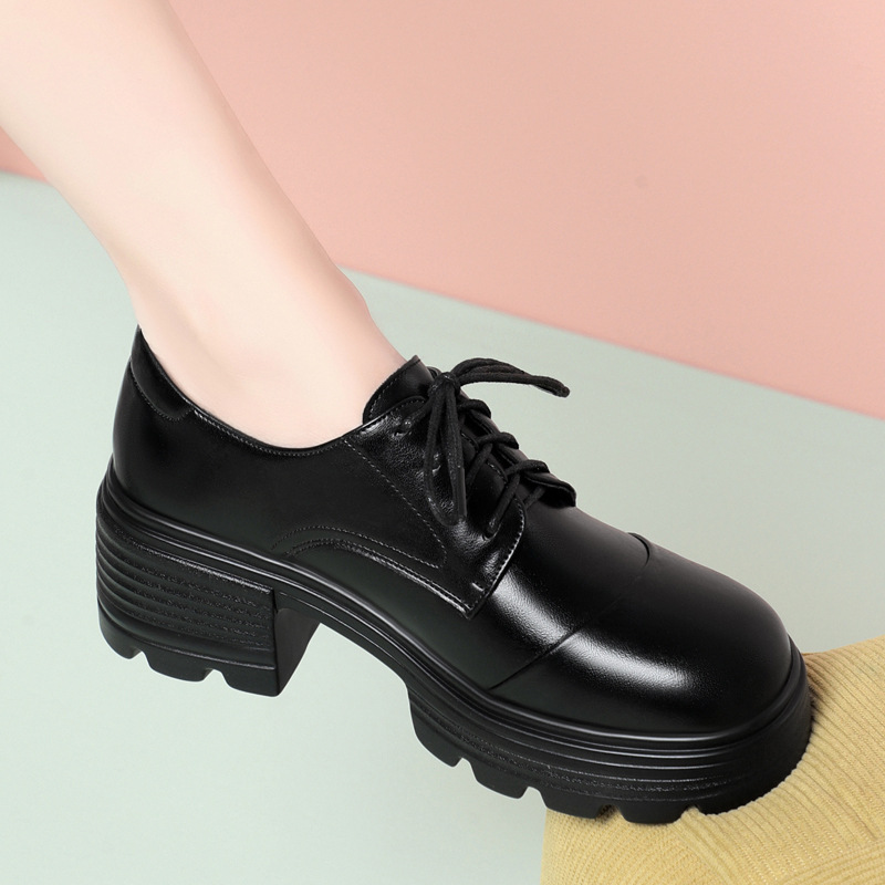 6cm Retro Breathable Comfortab - Leather Work Oxfords 리뷰 및 가격
