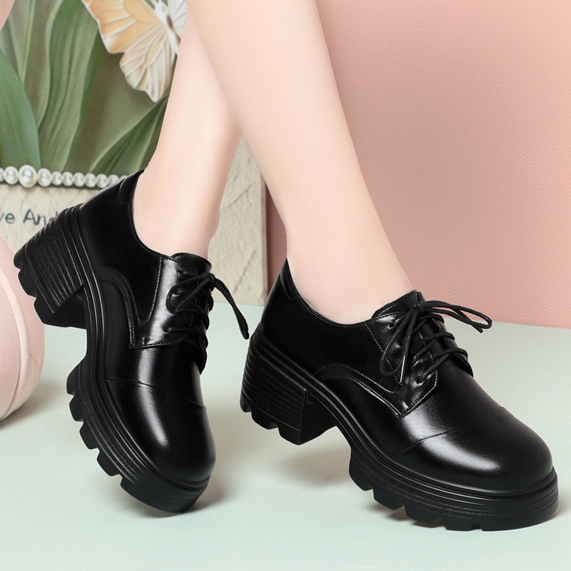 6cm Retro Breathable Comfortab - Leather Work Oxfords 리뷰 및 가격
