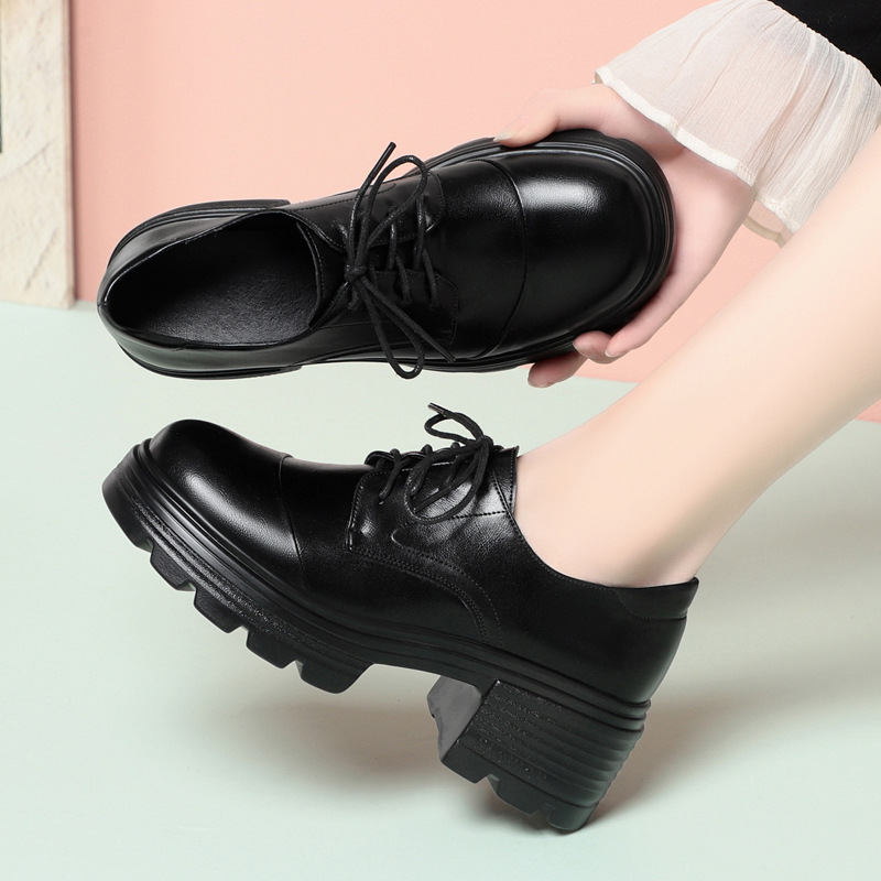 6cm Retro Breathable Comfortab - Leather Work Oxfords 리뷰 및 가격