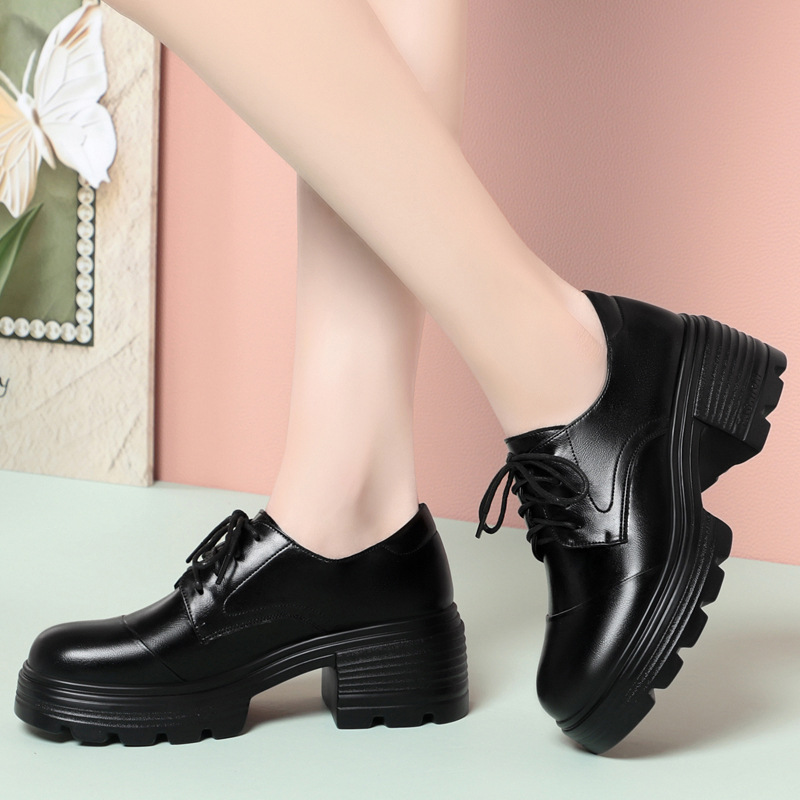 6cm Retro Breathable Comfortab - Leather Work Oxfords 리뷰 및 가격