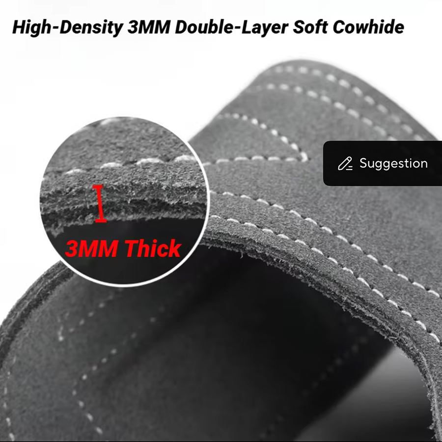 2Pcs Cowhide Gym Gloves Grips  - Leather Workout Belt 리뷰 및 가격
