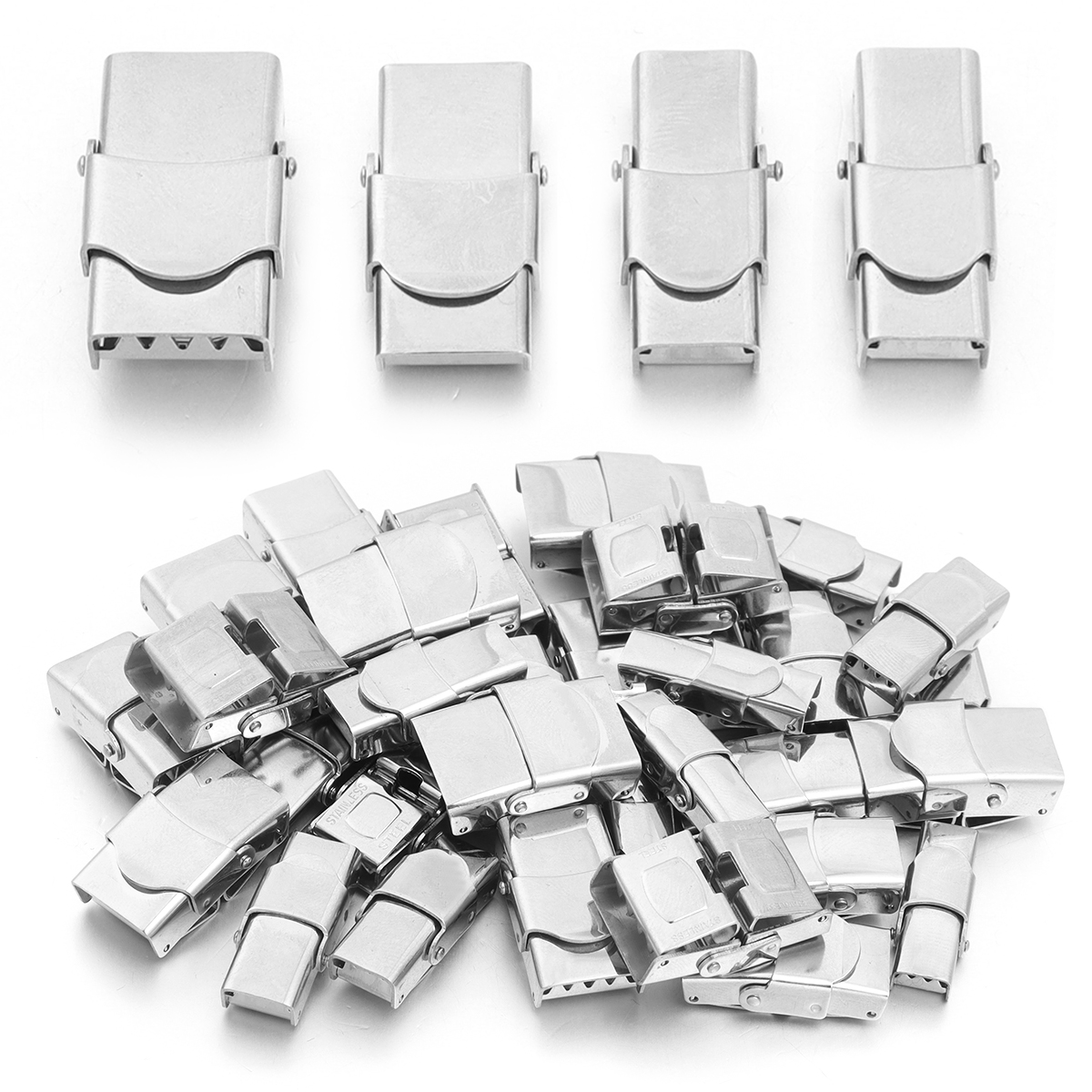 5pcs/lot Stainless Steel Clasp - Leatherwork Diy 리뷰 및 가격