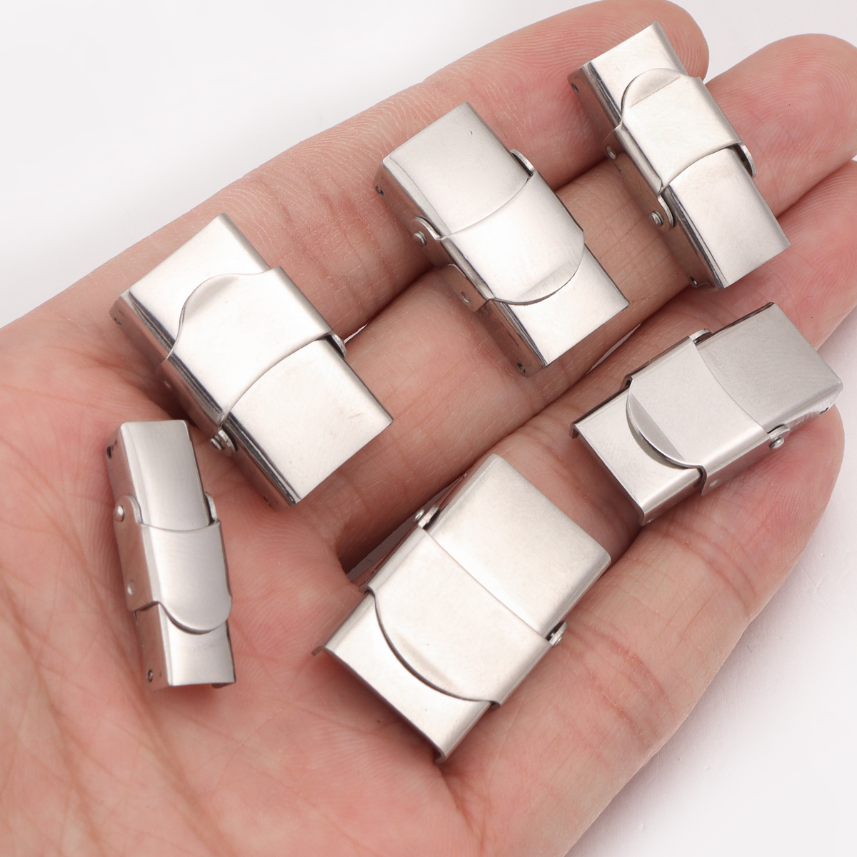 5pcs/lot Stainless Steel Clasp - Leatherwork Diy 리뷰 및 가격