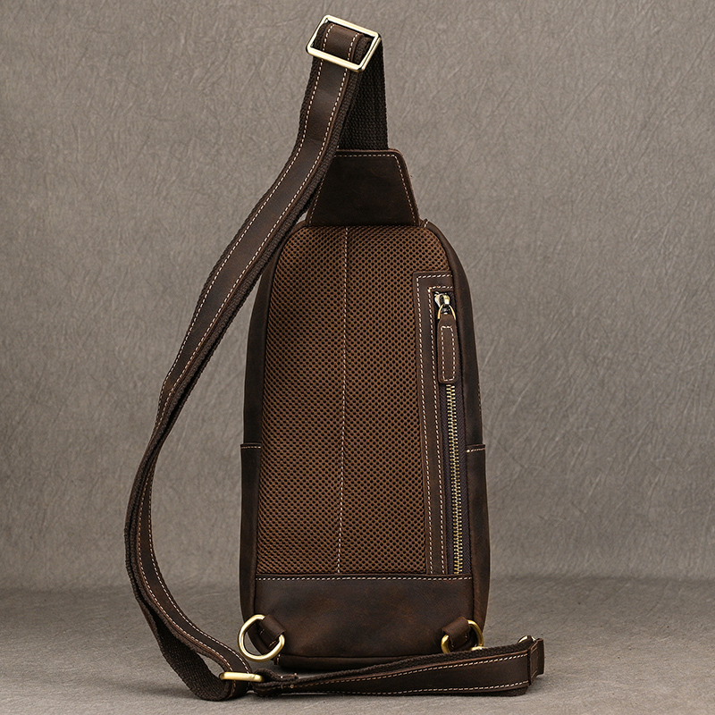 Genuine Leather Chest Bag Man' - Leatherwork Fasteners 리뷰 및 가격