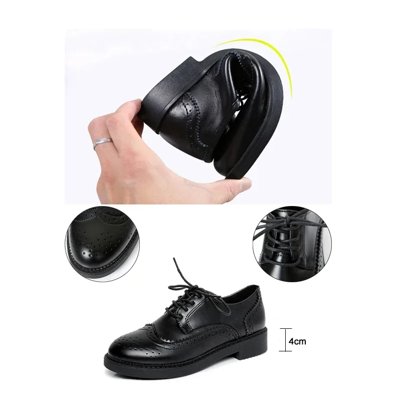 2025 Autumn Women Oxford Flats - Leather Work Oxfords 리뷰 및 가격