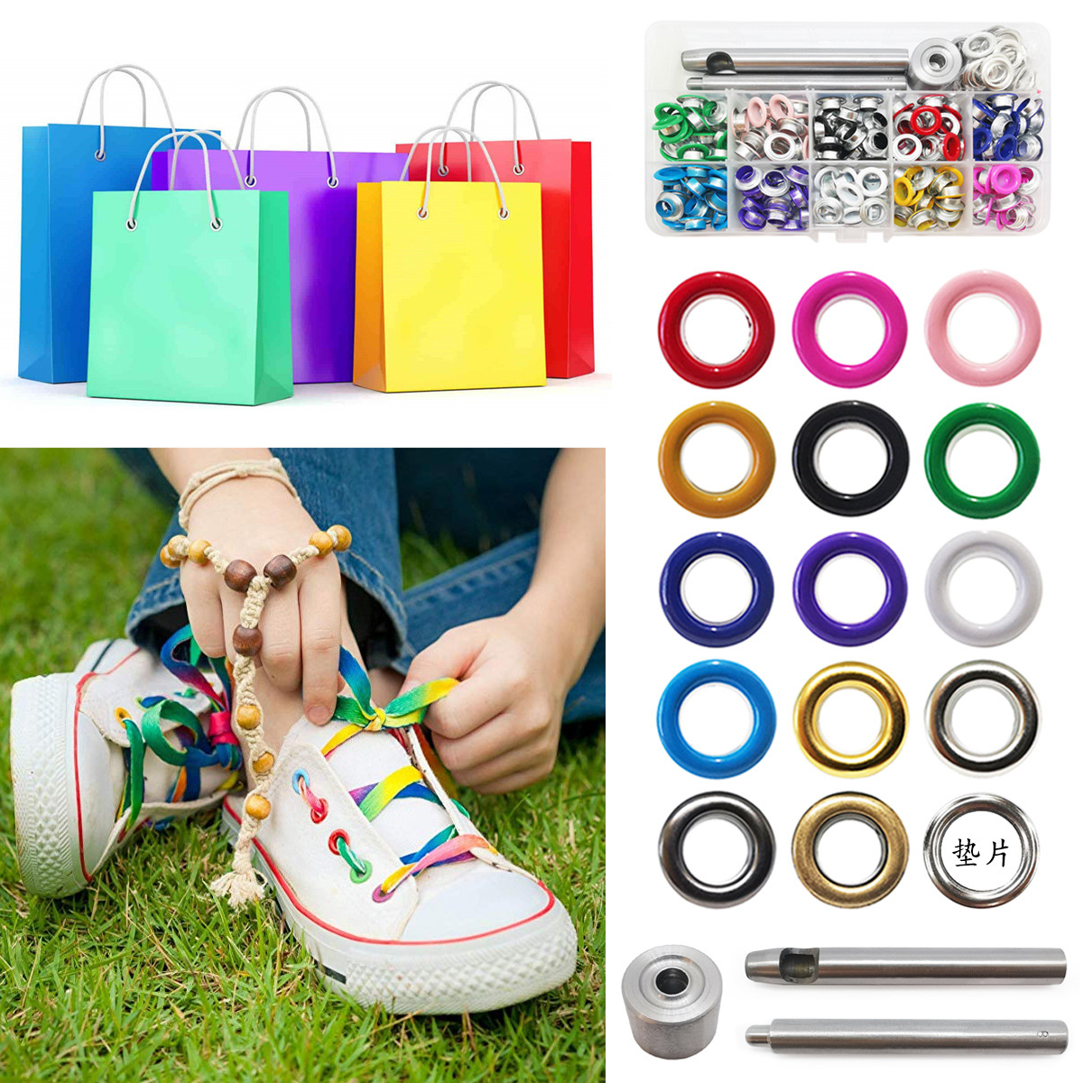 300/500 Sets 5mm Multi-Color M - Leatherwork Eyelets 리뷰 및 가격