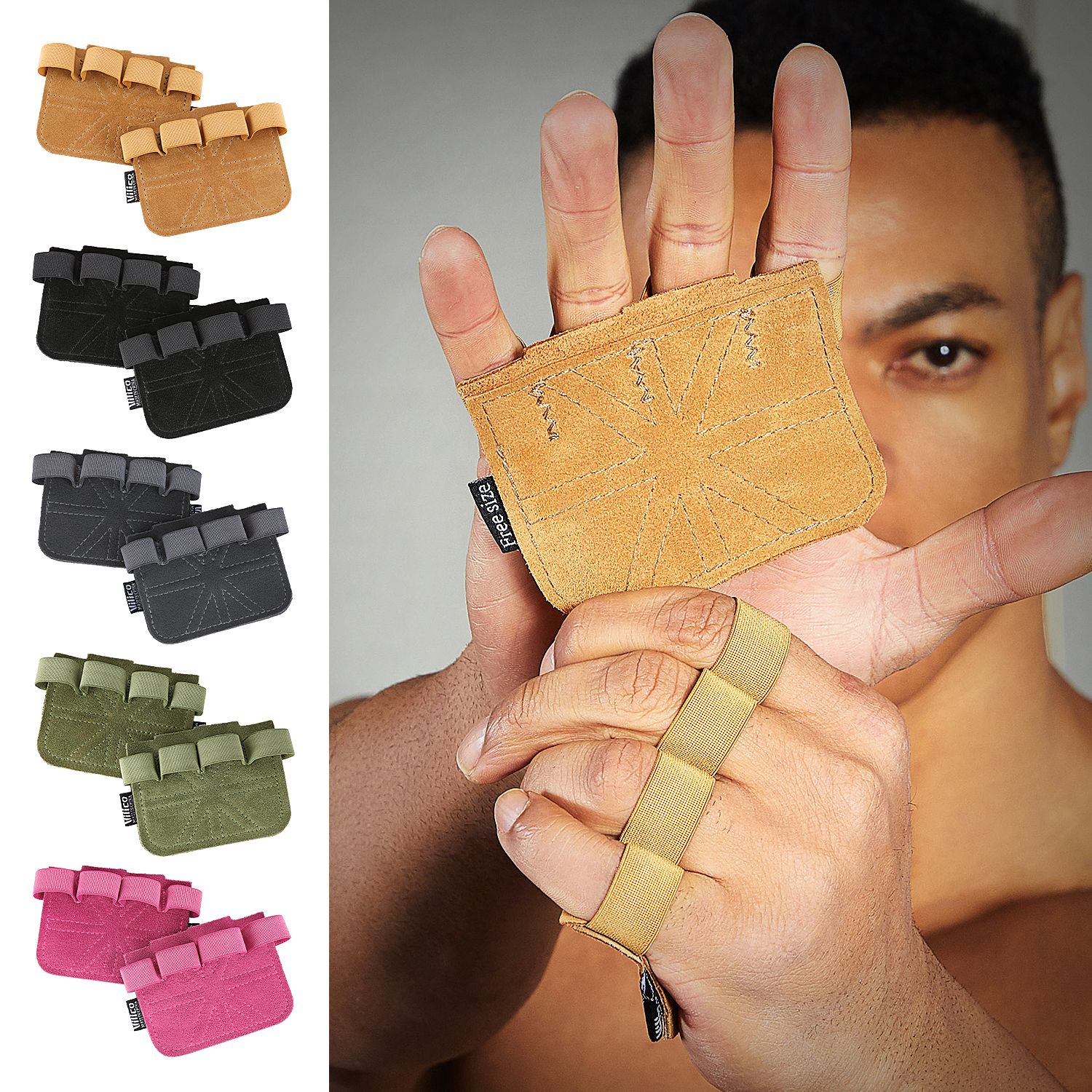 1 Pair Cowhide Gym Gloves Grip - Leather Workout Belt 리뷰 및 가격