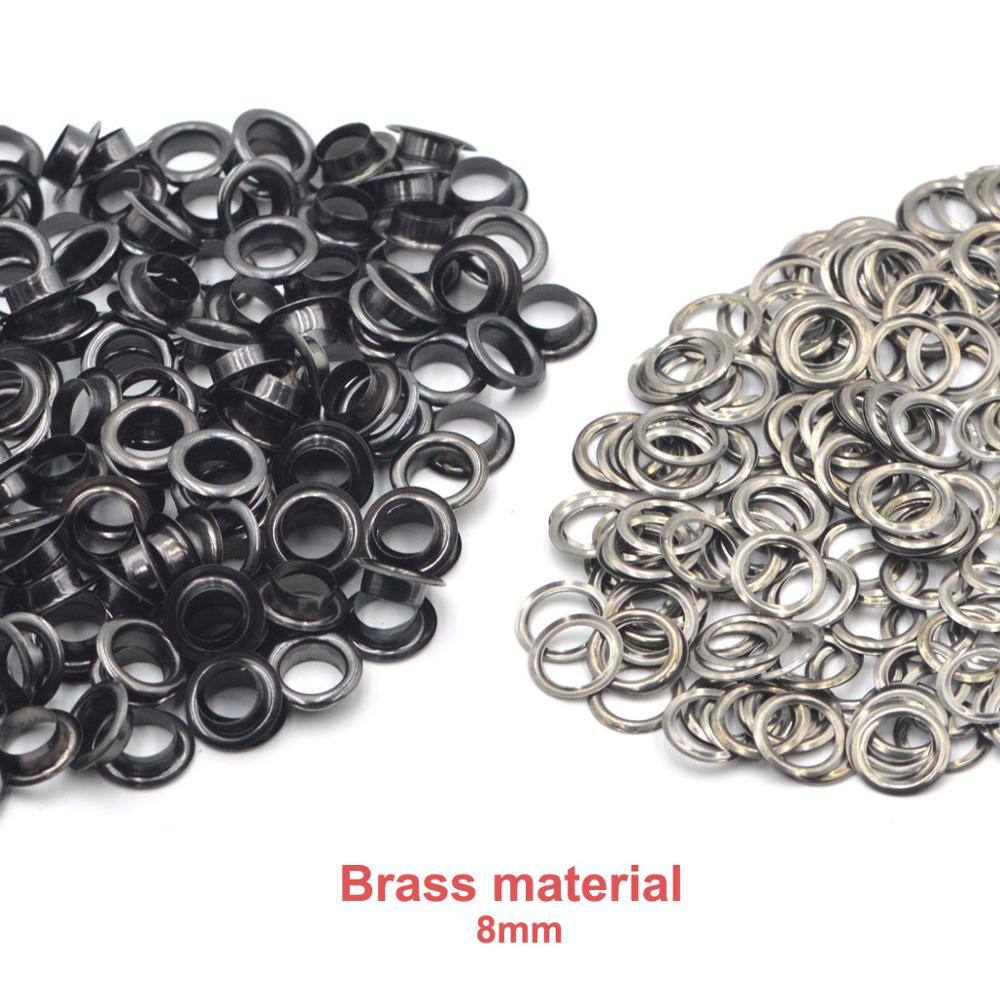 KALASO 100sets 8mm Pure Brass  - Leatherwork Eyelets 리뷰 및 가격