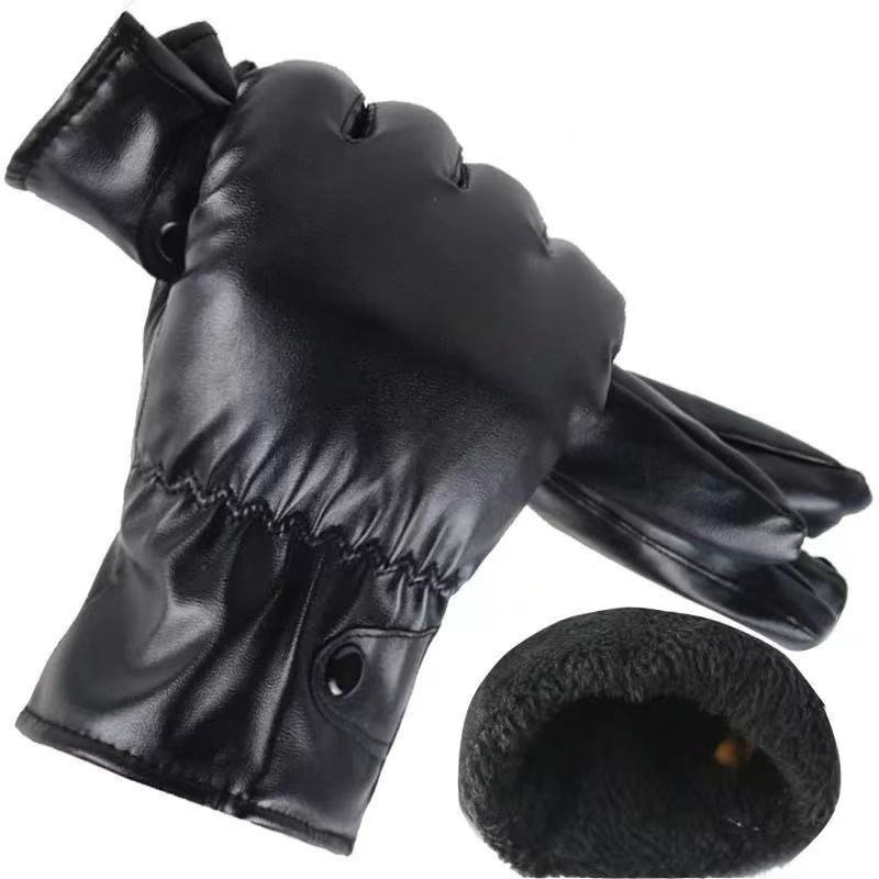 Winter Fashion Black PU Leathe - Leather Work Winter Gloves 리뷰 및 가격