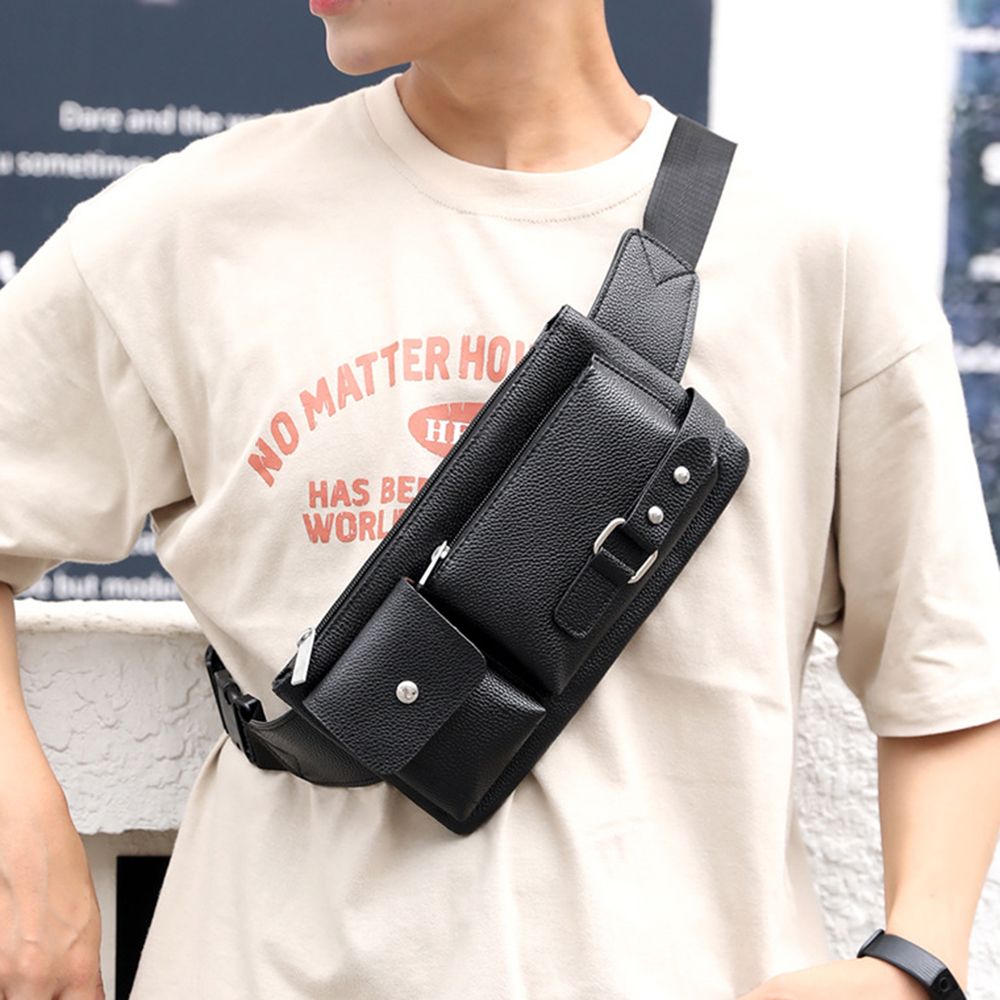Fashion Men Women Waist Bag Ca - Leatherwork Fasteners 리뷰 및 가격