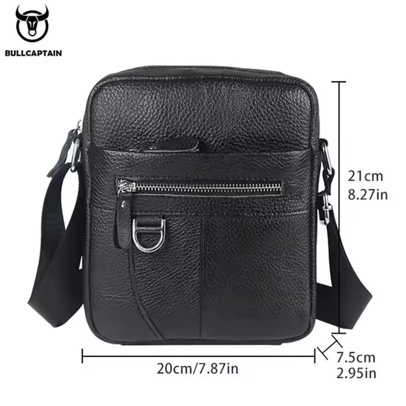 BULLCAPTAIN Mens Leather Messe - Leather Work Handbags 리뷰 및 가격