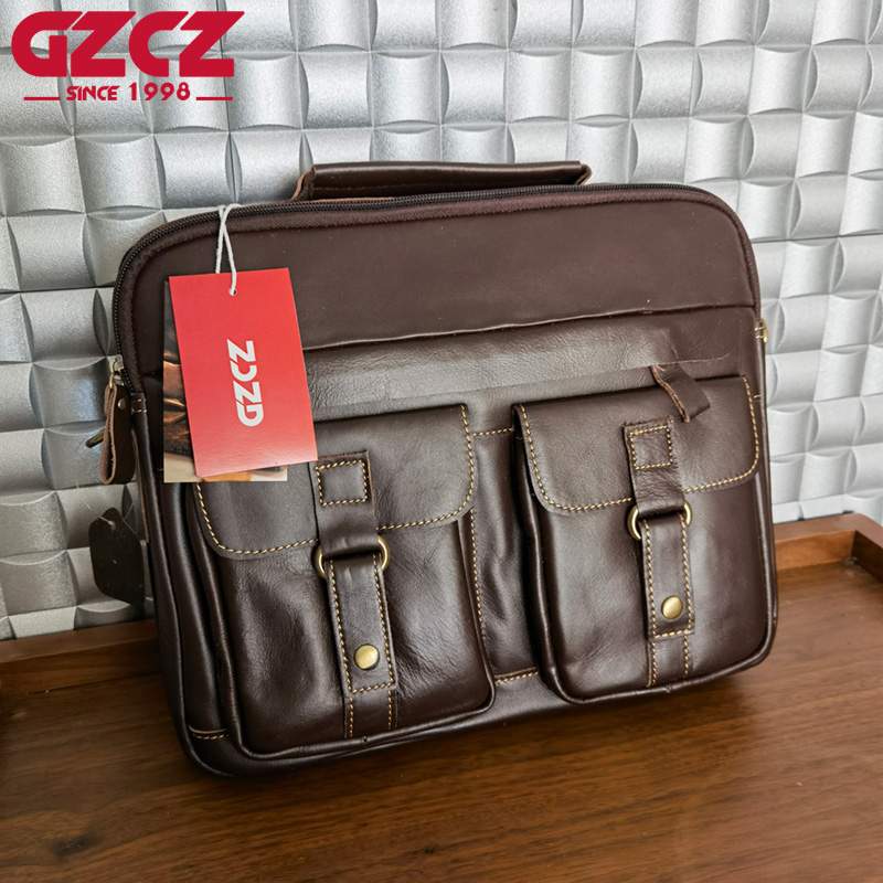 GZCZ Men's Handbag Leisure Bus - Leather Work Handbags 리뷰 및 가격
