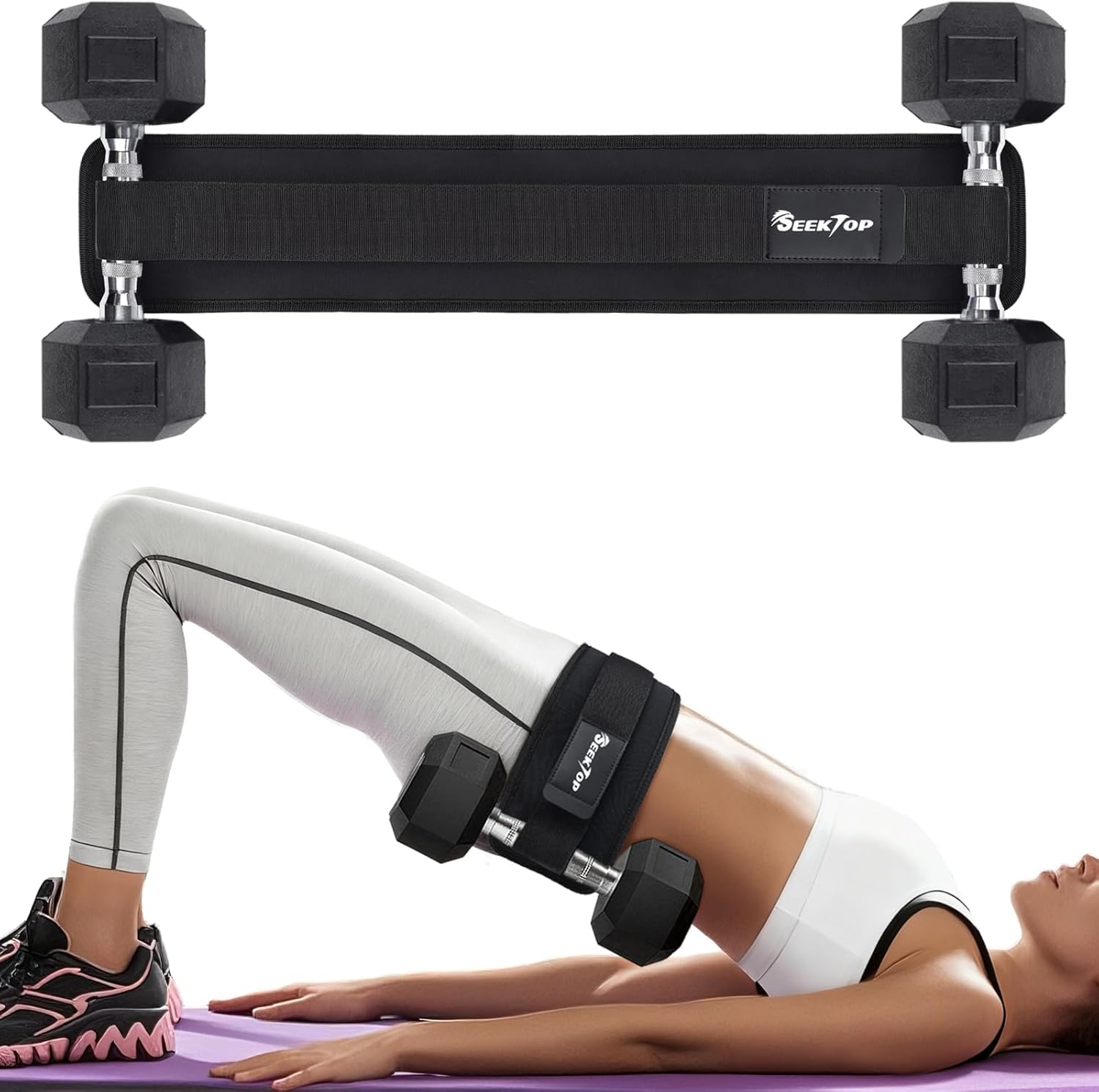 Adjustable Hip Thrust Belt for - Leather Workout Belt 리뷰 및 가격
