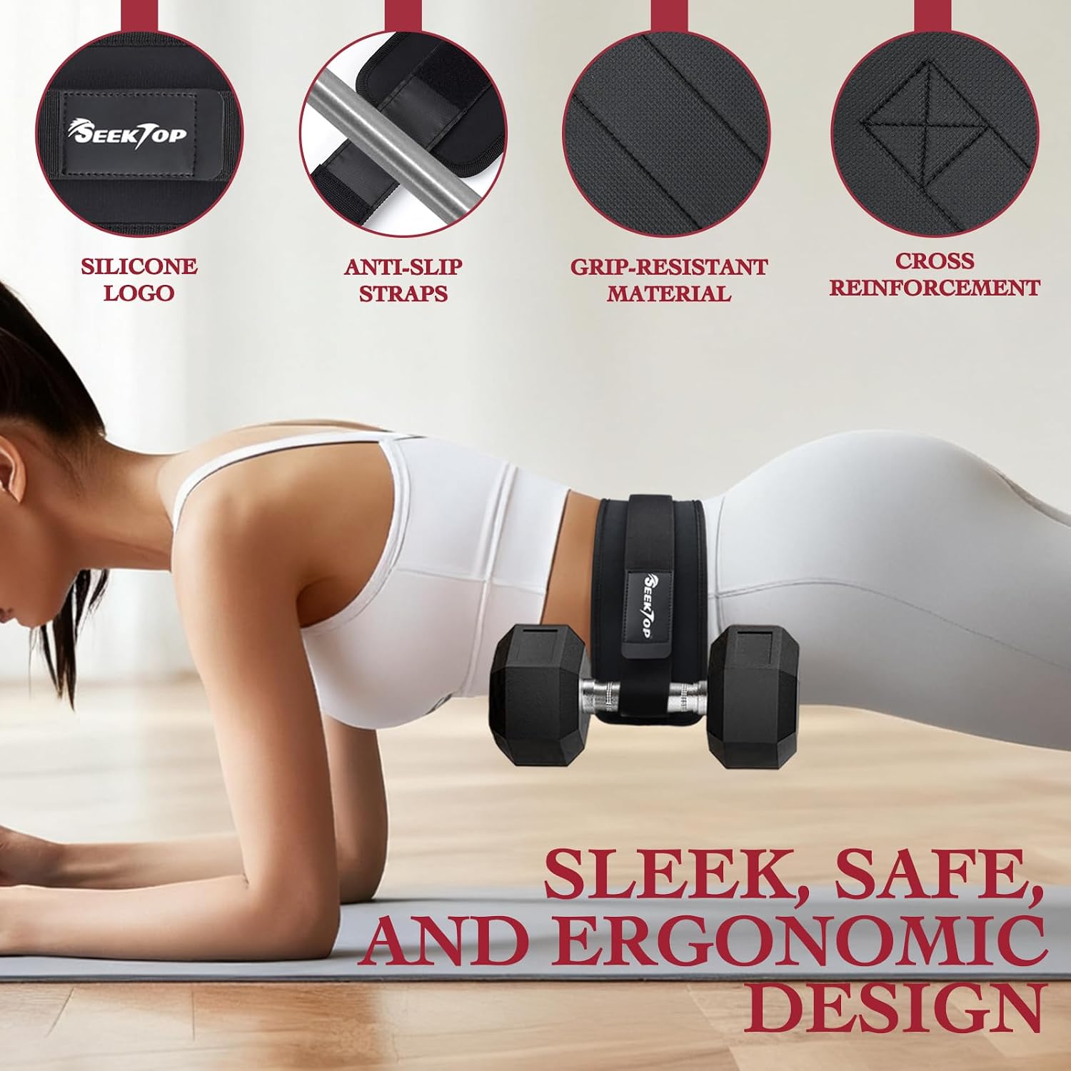 Adjustable Hip Thrust Belt for - Leather Workout Belt 리뷰 및 가격