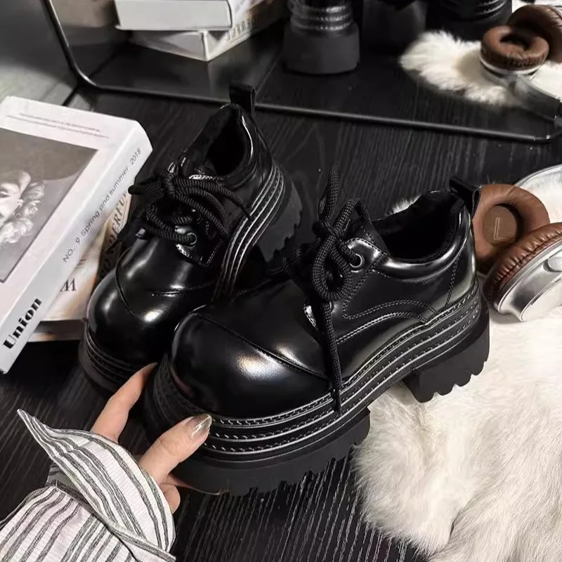 Women Retro Loafers 2025 Sprin - Leather Work Oxfords 리뷰 및 가격