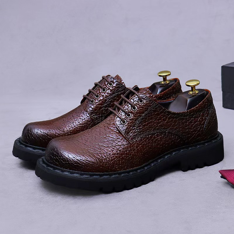 Luxury Men's Genuine Leather C - Leather Work Oxfords 리뷰 및 가격