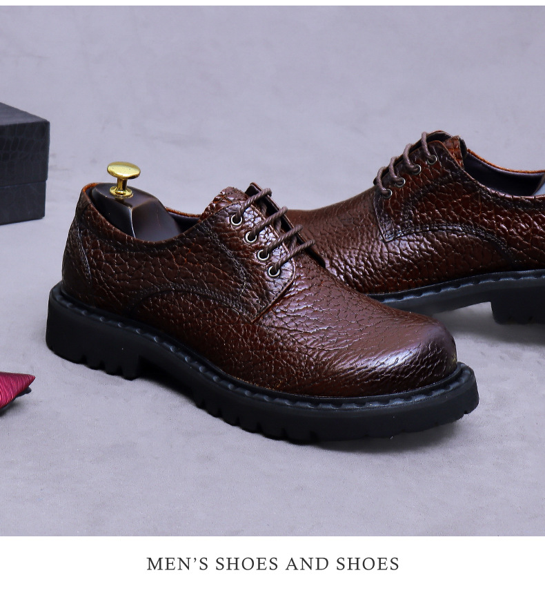Luxury Men's Genuine Leather C - Leather Work Oxfords 리뷰 및 가격