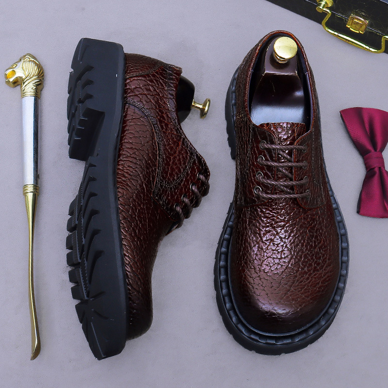 Luxury Men's Genuine Leather C - Leather Work Oxfords 리뷰 및 가격