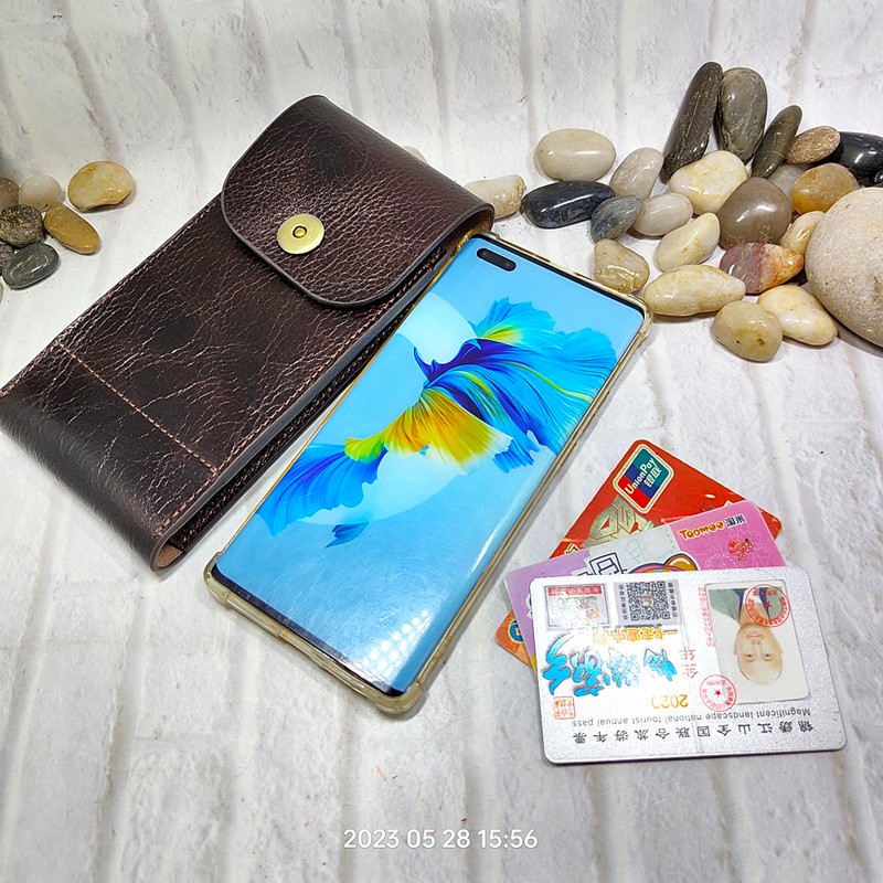 Mobile Phone Waist Bag Holster - Leatherwork Fasteners 리뷰 및 가격