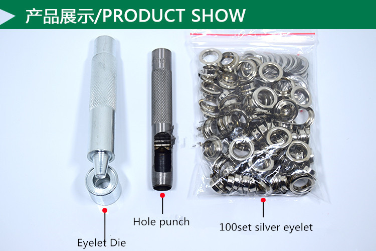 Free Shipping 100 set silver e - Leatherwork Eyelets 리뷰 및 가격