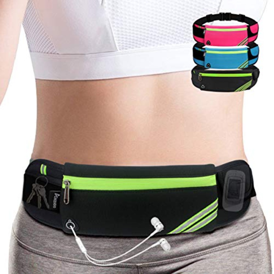 Slim Running Belt Fanny Pack,  - Leather Workout Belt 리뷰 및 가격