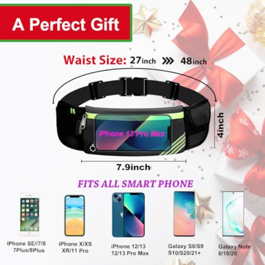 Slim Running Belt Fanny Pack,  - Leather Workout Belt 리뷰 및 가격