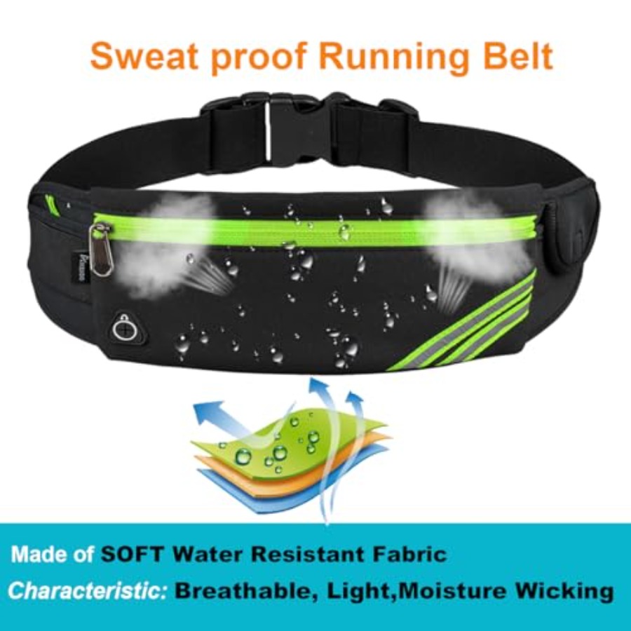 Slim Running Belt Fanny Pack,  - Leather Workout Belt 리뷰 및 가격