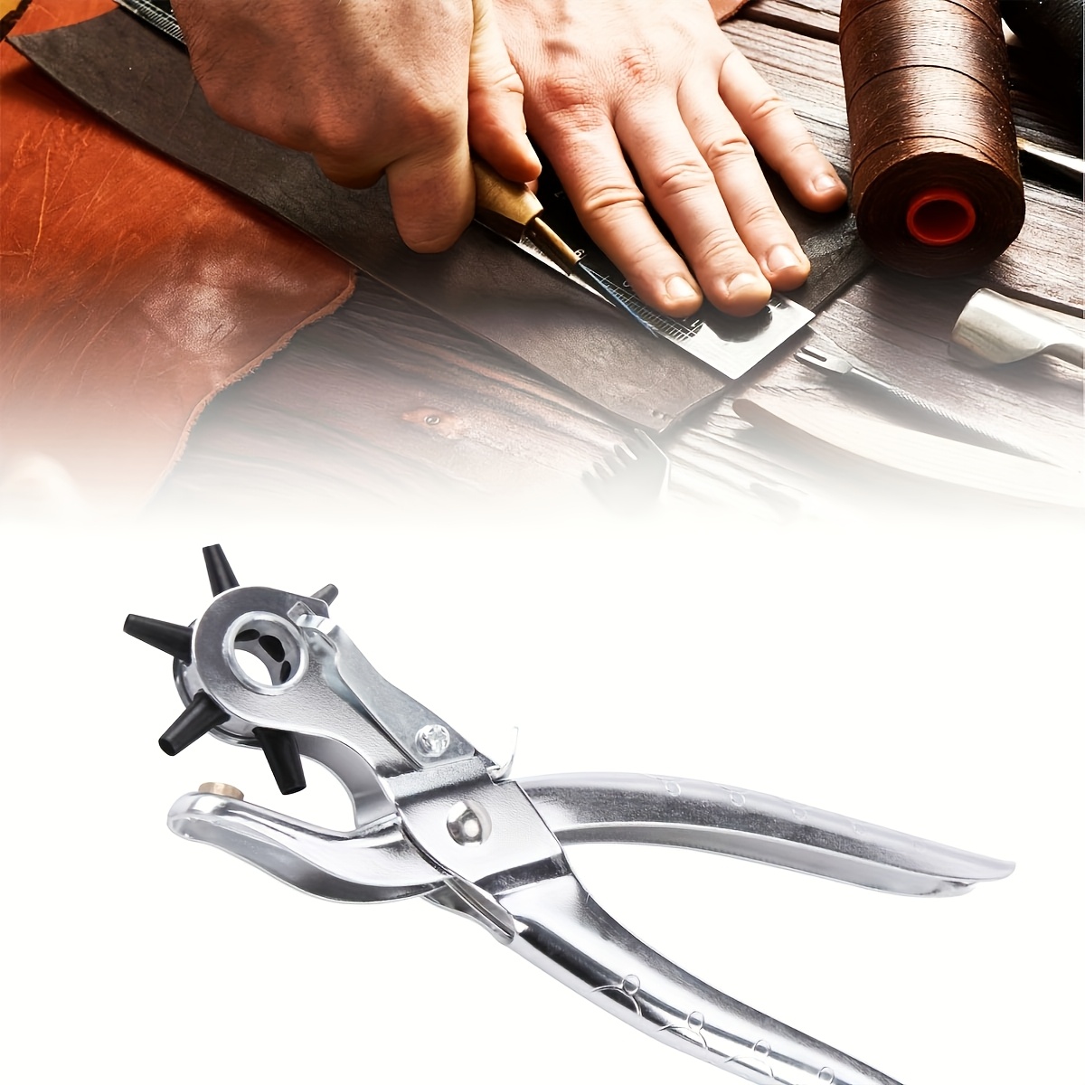 Leather Hole Punch Pliers Carb - Leatherwork Eyelets 리뷰 및 가격