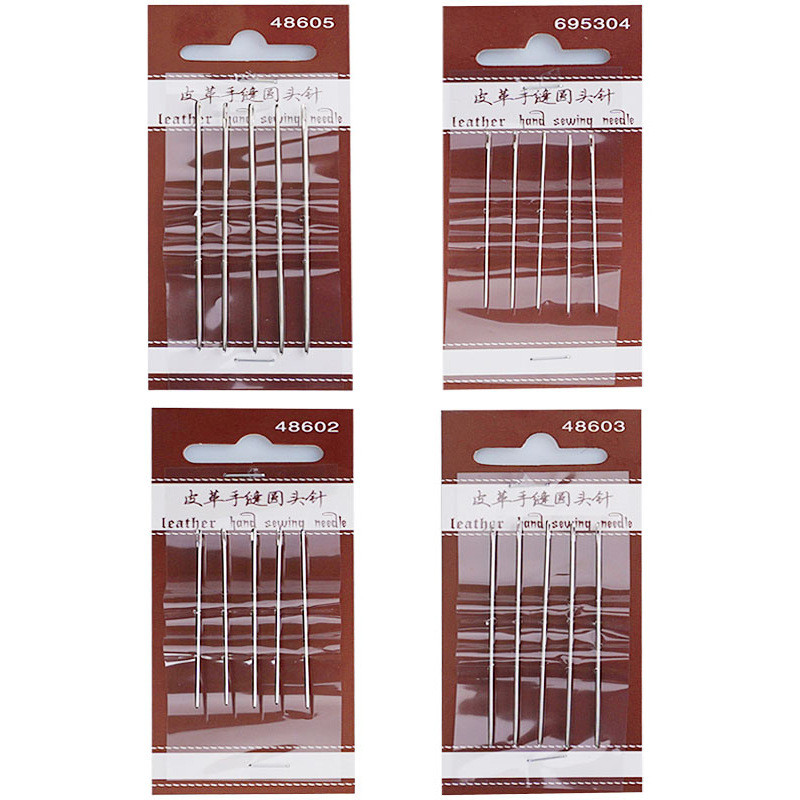 5pcs Sewing Needles Large Eye  - Leather Needle Harness 리뷰 및 가격