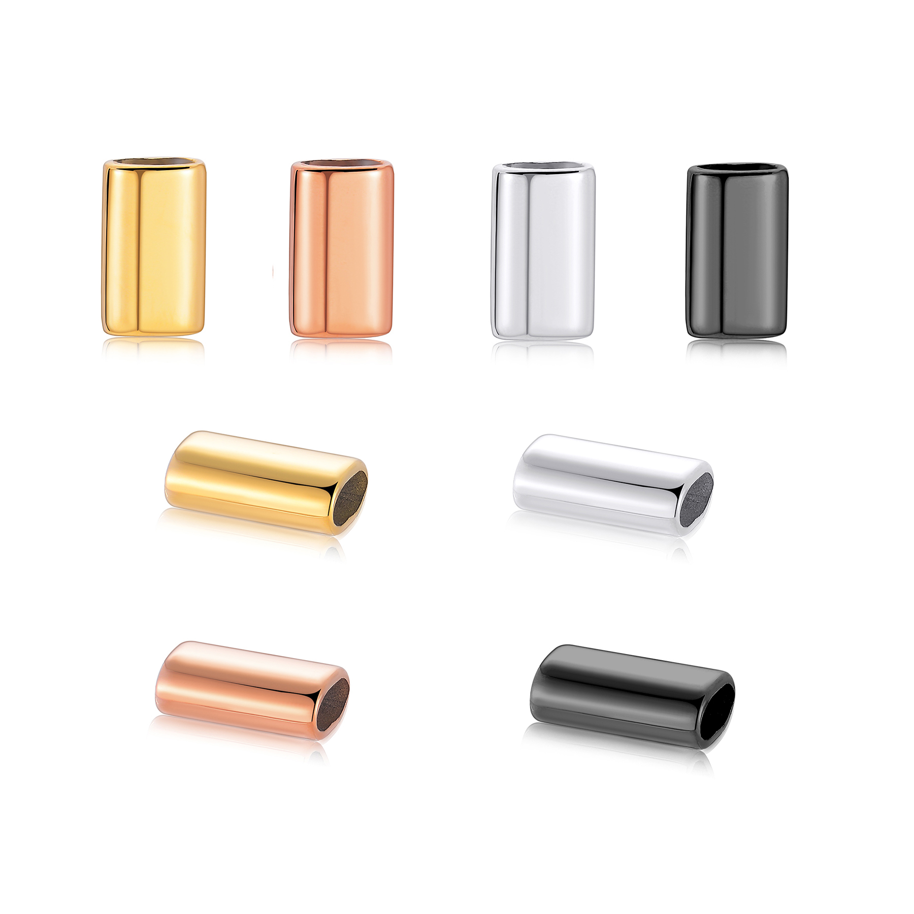 6PCS Stainless Steel Charm Sli - Leatherwork Diy 리뷰 및 가격