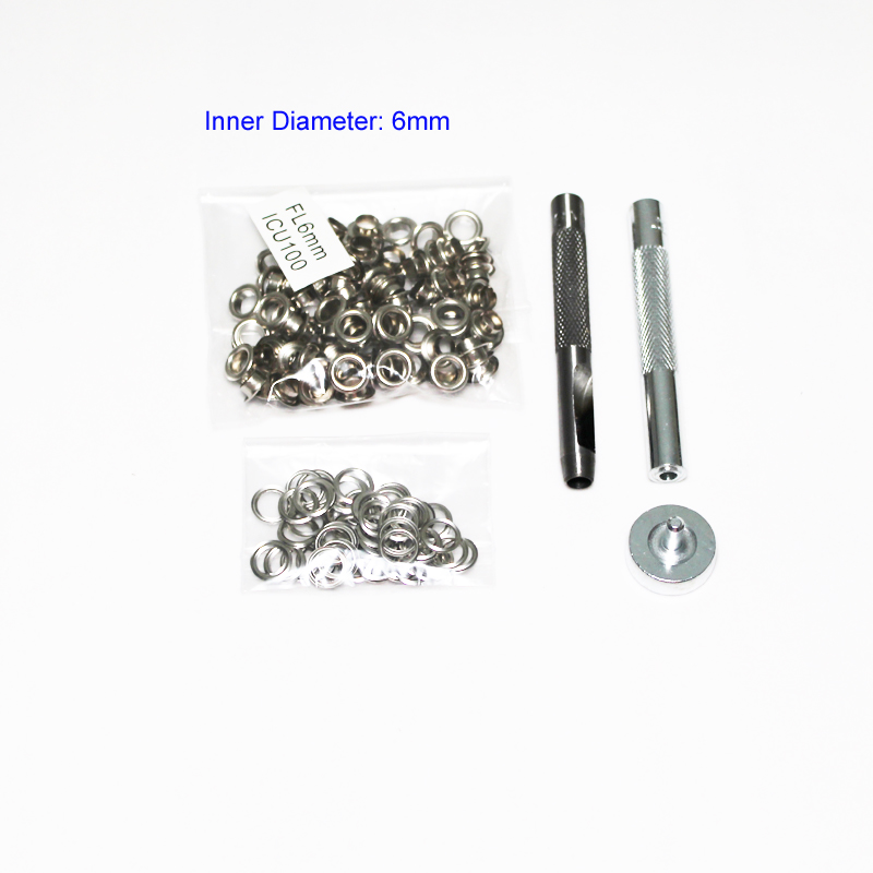 4mm-14mm 100 Set Silver Eyelet - Leatherwork Eyelets 리뷰 및 가격