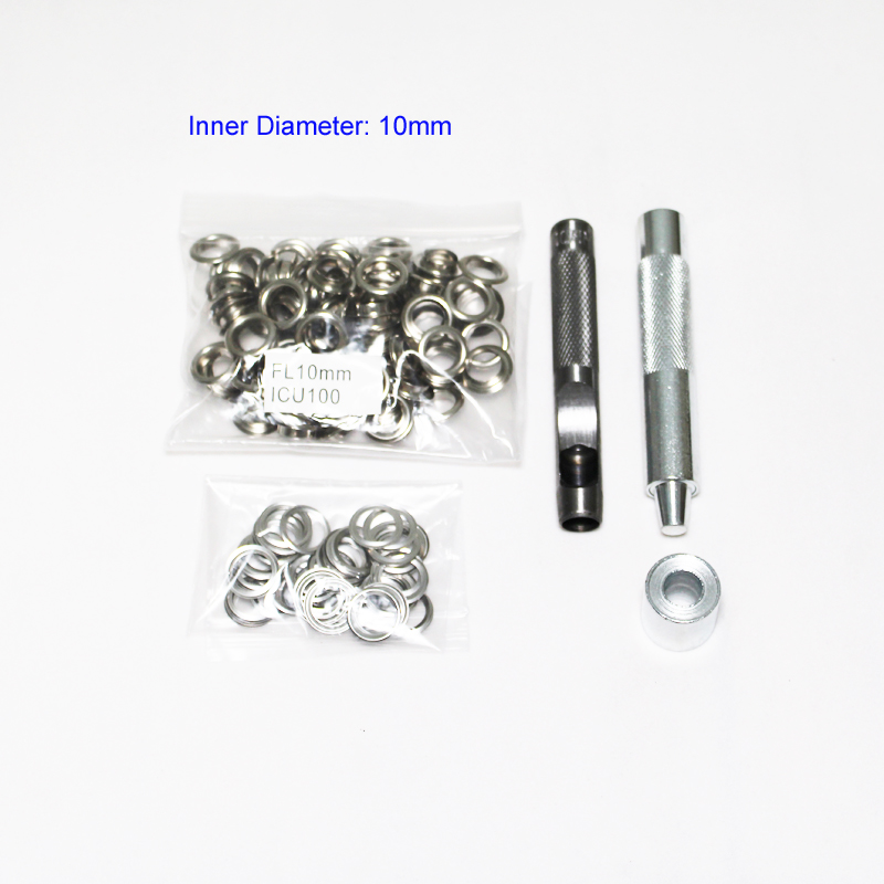 4mm-14mm 100 Set Silver Eyelet - Leatherwork Eyelets 리뷰 및 가격