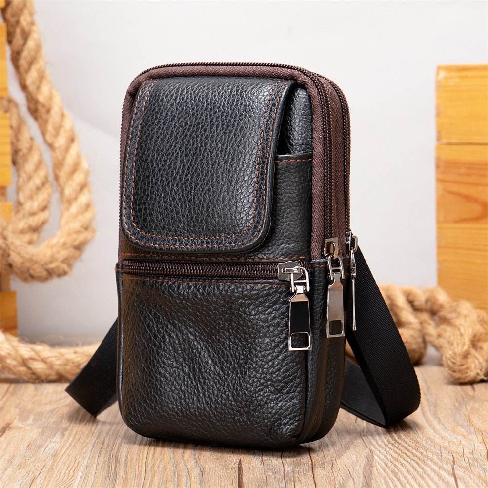 Versatile casual crossbody bag - Leatherwork Fasteners 리뷰 및 가격
